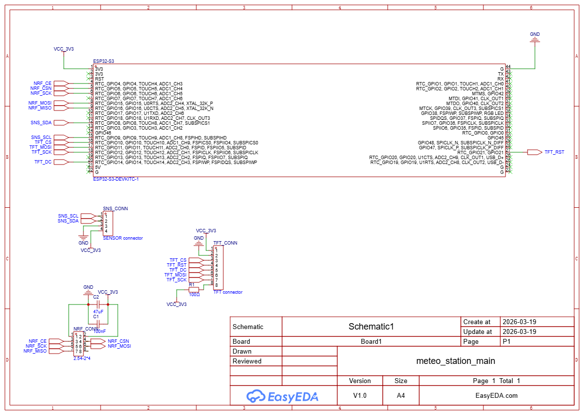 Схема основного блока